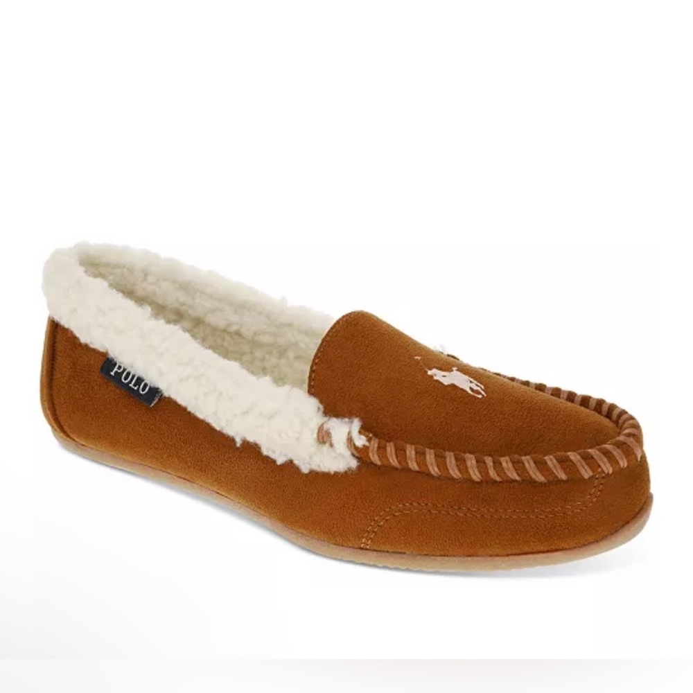 POLO RALPH LAUREN Women's Declan Fleece-Lined Microsuede Moccasins